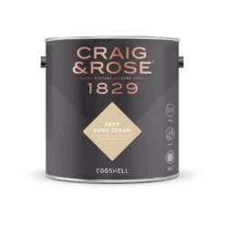 Craig & Rose 1829 Eggshell Paint Deep Sung Cream - 2.5L 5 Craig & Rose 1829 Eggshell Paint Deep Sung Cream - 2.5L -Laura Paint Shop 12817688 1324832957344770
