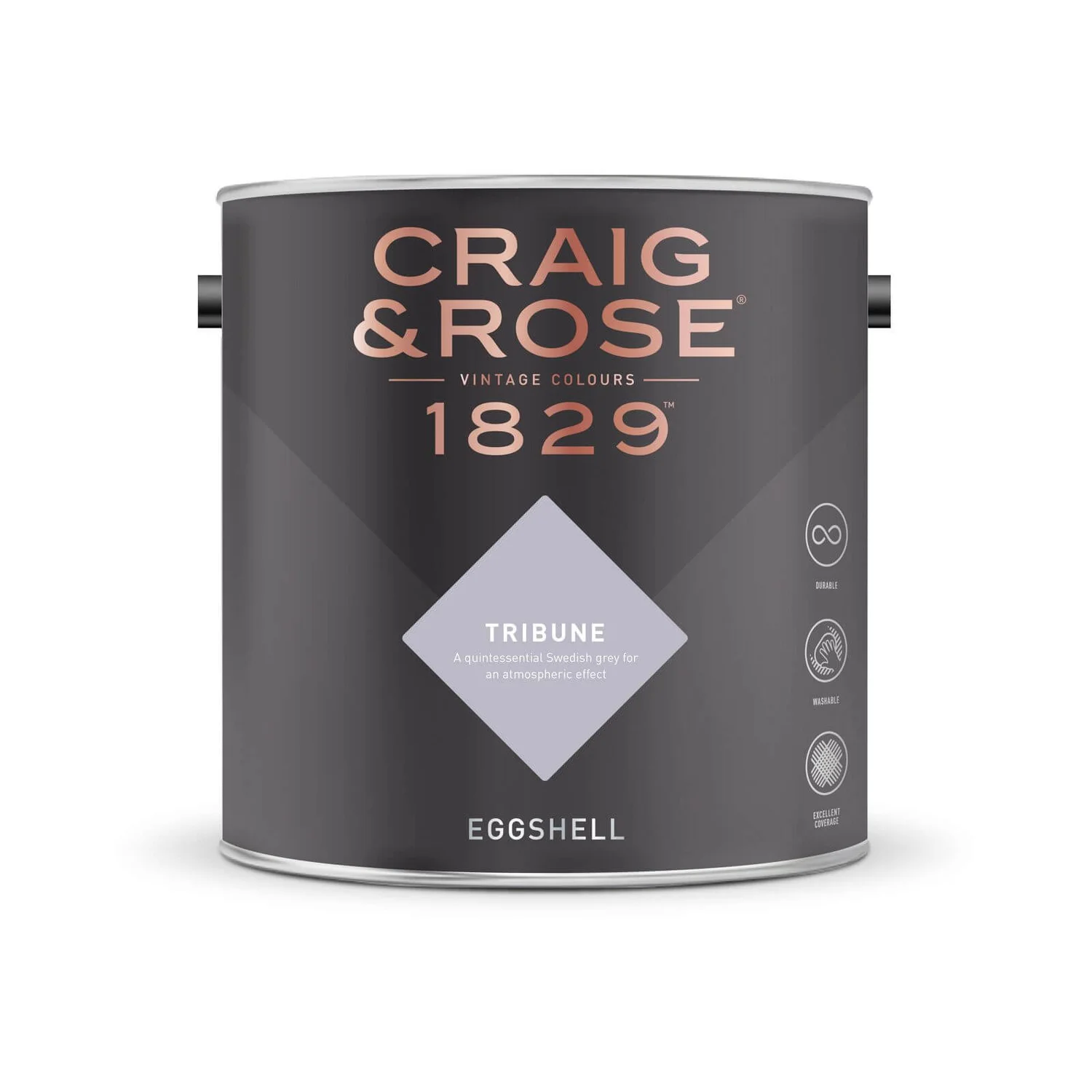 Craig & Rose 1829 Eggshell Paint Tribune - 2.5L 4 Craig & Rose 1829 Eggshell Paint Tribune - 2.5L - Image 2