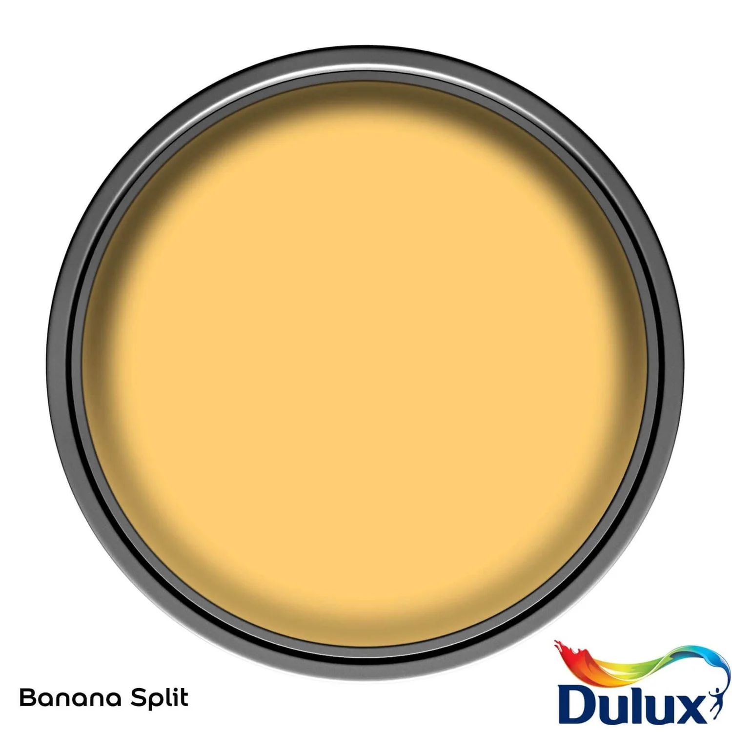 Dulux Matt Emulsion Paint Banana Split - 2.5L 5 Dulux Matt Emulsion Paint Banana Split - 2.5L - Image 3