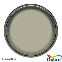 Dulux Matt Emulsion Paint Overtly Olive - 2.5L 12 Dulux Matt Emulsion Paint Overtly Olive - 2.5L -Laura Paint Shop 12819496 1534833218978304