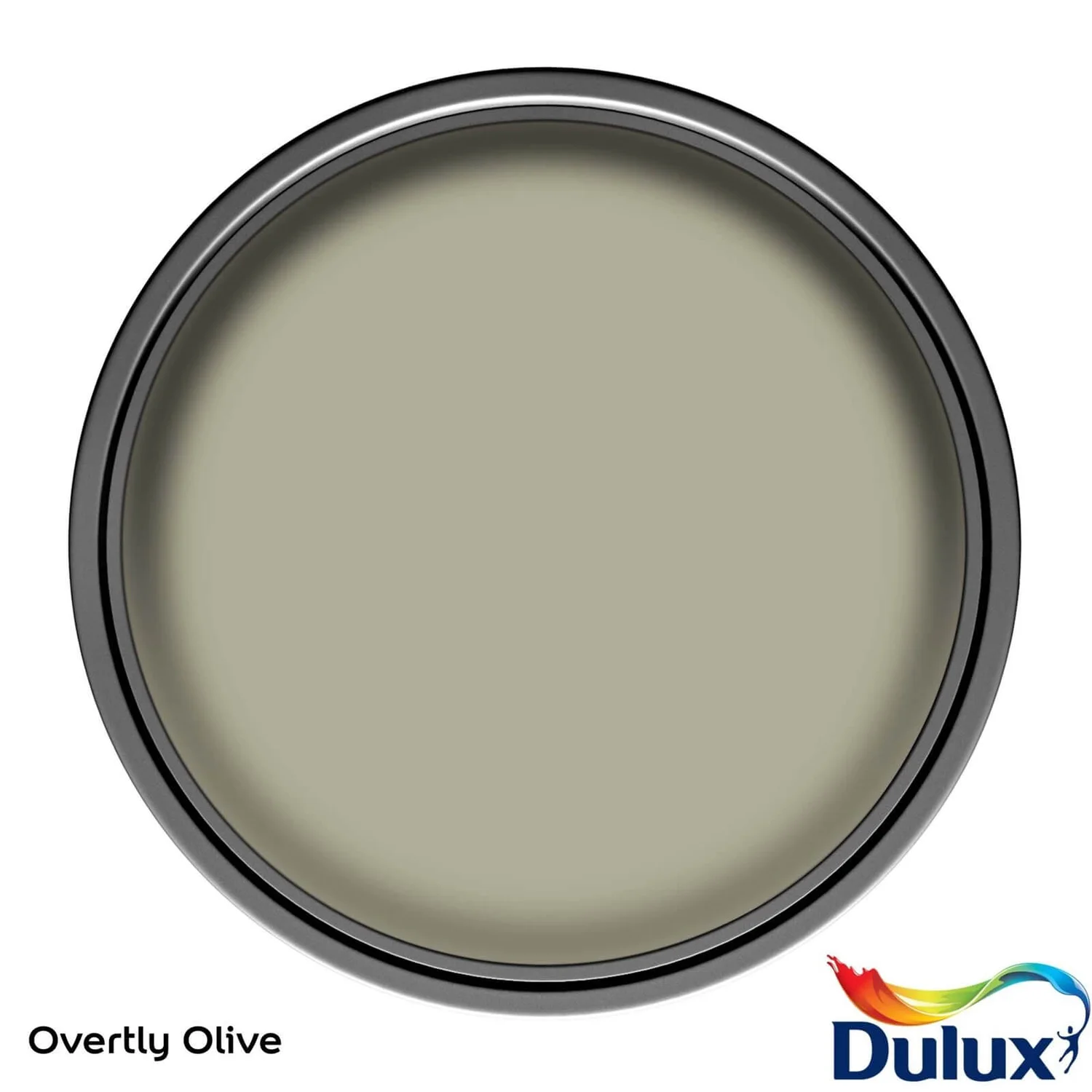 Dulux Matt Emulsion Paint Overtly Olive - 2.5L 5 Dulux Matt Emulsion Paint Overtly Olive - 2.5L - Image 3