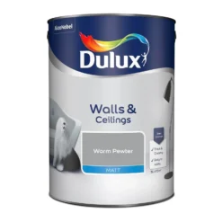 Dulux Matt Emulsion Paint Warm Pewter - 5L -Laura Paint Shop 12819631 2114833218539458