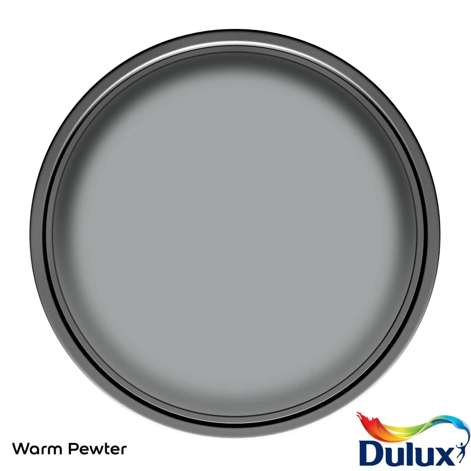 Dulux Silk Emulsion Paint Warm Pewter - 5L 5 Dulux Silk Emulsion Paint Warm Pewter - 5L - Image 3