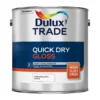 Dulux Trade Quick Dry Gloss Pure Brilliant White - 2.5L 1 Dulux Trade Quick Dry Gloss Pure Brilliant White - 2.5L -Laura Paint Shop 12819838 2834865797096770