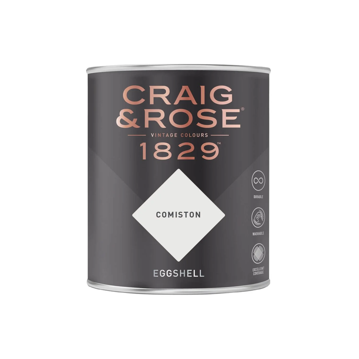 Craig & Rose 1829 Eggshell Paint Comiston - 750ml 4 Craig & Rose 1829 Eggshell Paint Comiston - 750ml - Image 2