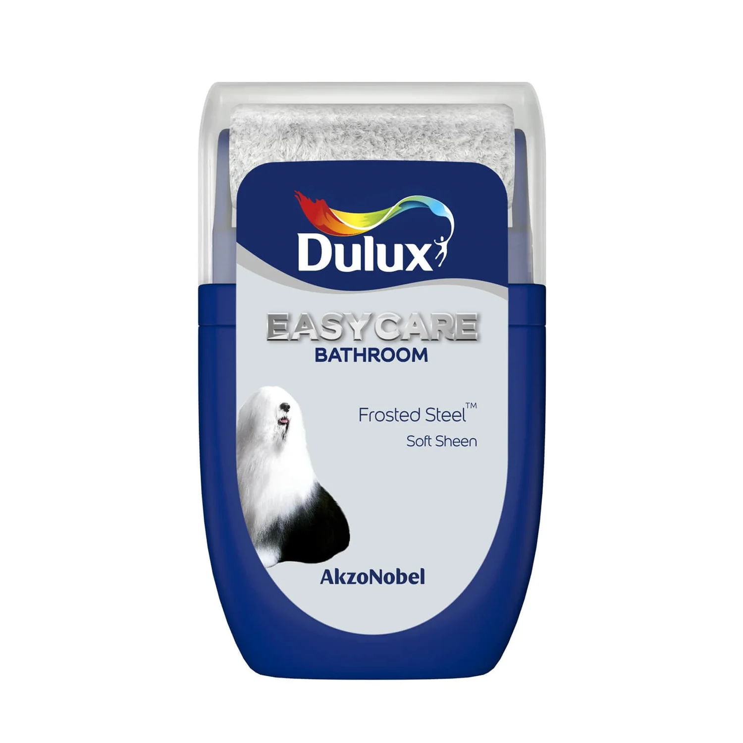 Dulux Easycare Bathroom Frosted Steel Tester Paint - 30ml 3 Dulux Easycare Bathroom Frosted Steel Tester Paint - 30ml