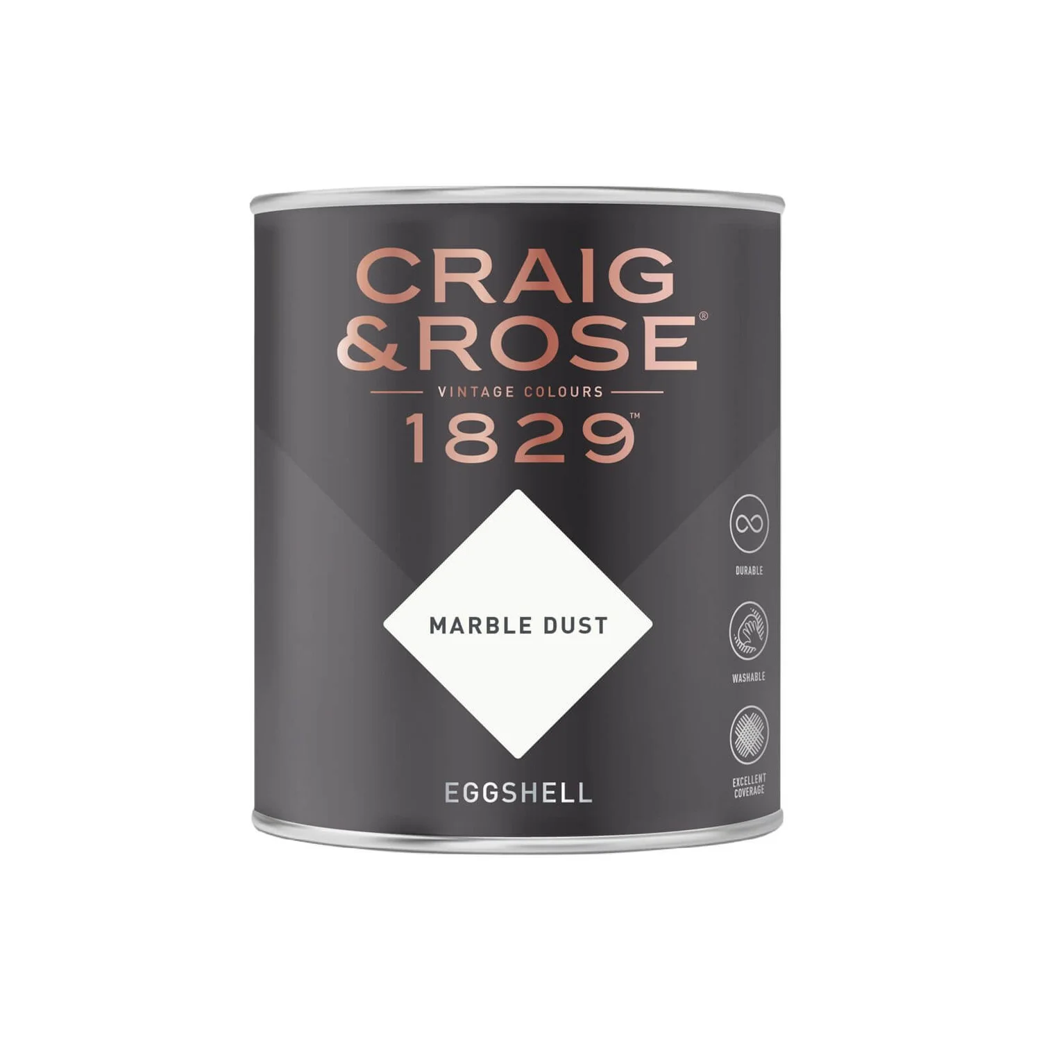 Craig & Rose 1829 Eggshell Paint Marble Dust - 750ml 4 Craig & Rose 1829 Eggshell Paint Marble Dust - 750ml - Image 2