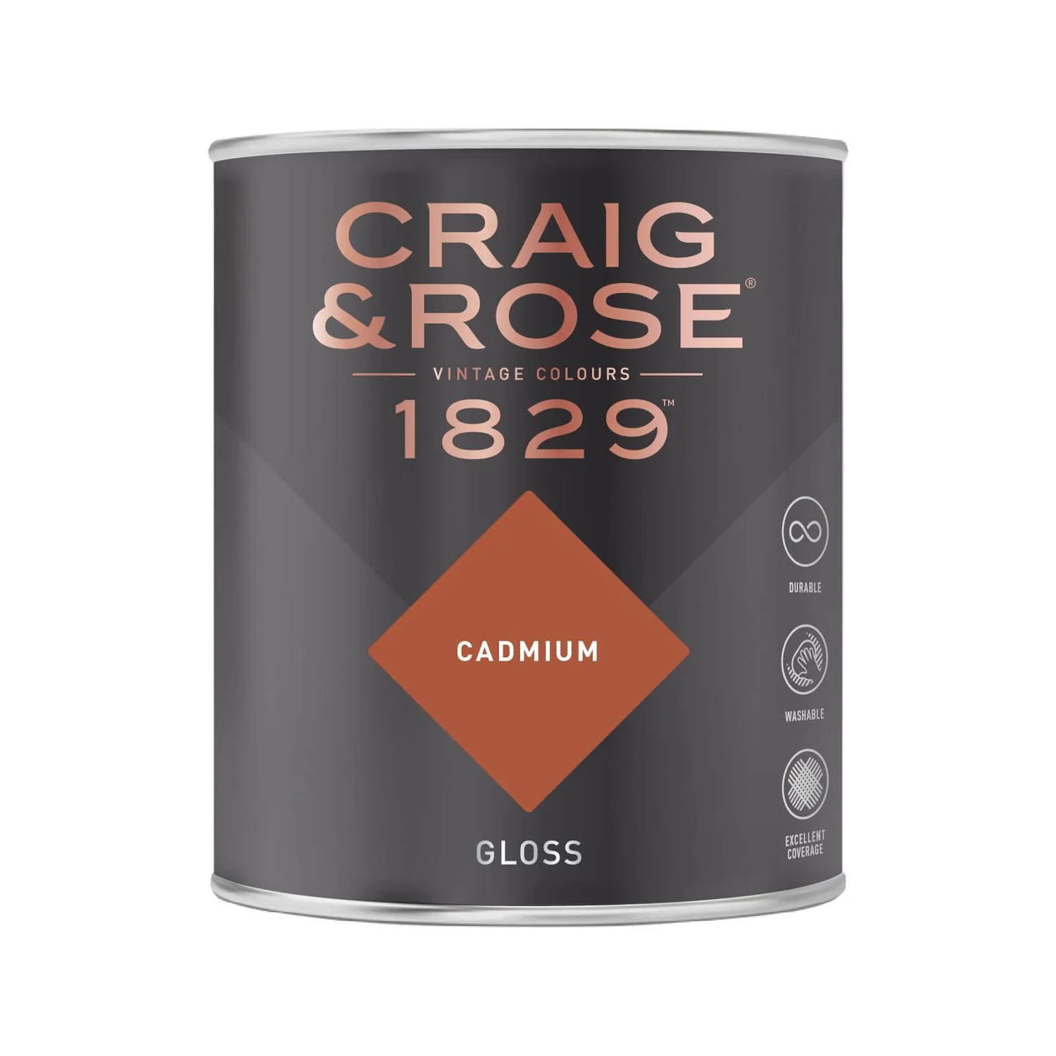 Craig & Rose 1829 Gloss Paint Cadmium -750ml 4 Craig & Rose 1829 Gloss Paint Cadmium -750ml - Image 2