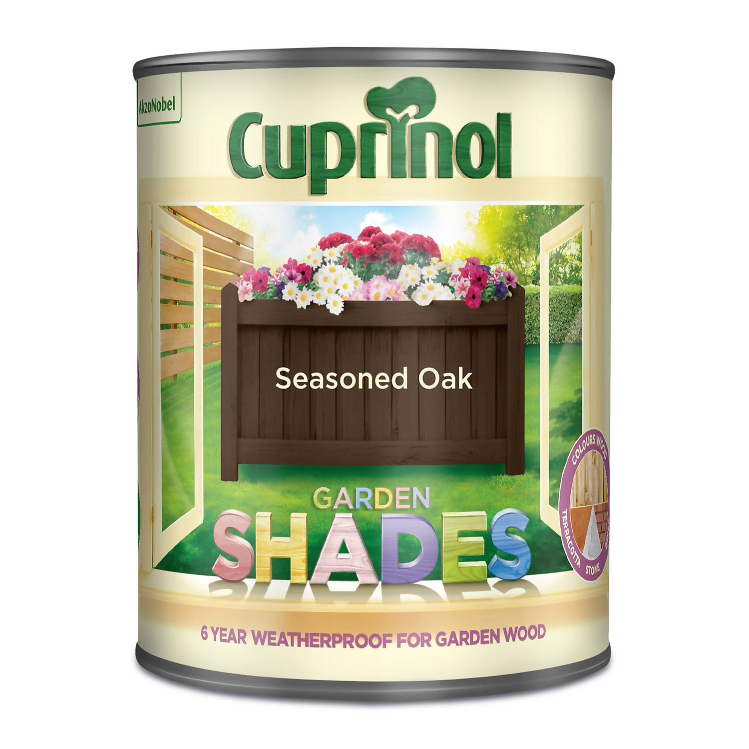 Cuprinol Garden Shades Seasoned Oak - 1L 5 Cuprinol Garden Shades Seasoned Oak - 1L - Image 3
