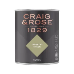Craig & Rose 1829 Gloss Paint Tapestry Green - 750ml 6 Craig & Rose 1829 Gloss Paint Tapestry Green - 750ml -Laura Paint Shop 12821152 1824833205575615