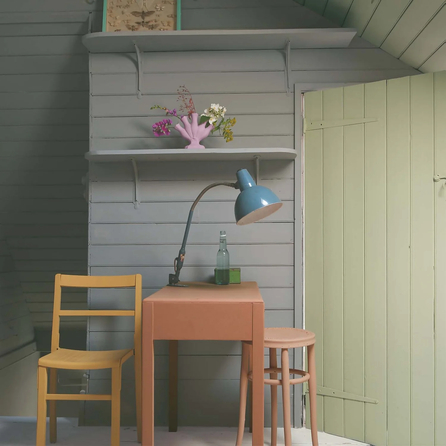 Farrow & Ball Full Gloss Paint Manor House Gray - 750ml 6 Farrow & Ball Full Gloss Paint Manor House Gray - 750ml - Image 4