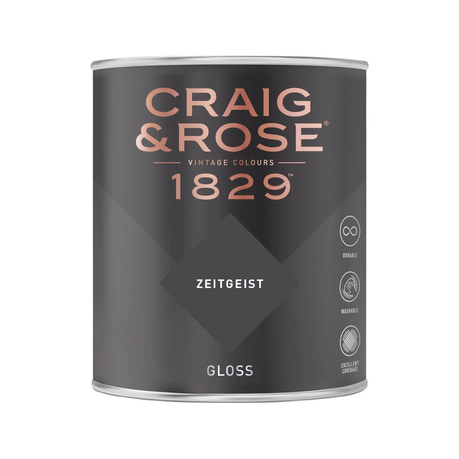 Craig & Rose 1829 Gloss Paint Zeitgeist - 750ml 4 Craig & Rose 1829 Gloss Paint Zeitgeist - 750ml - Image 2