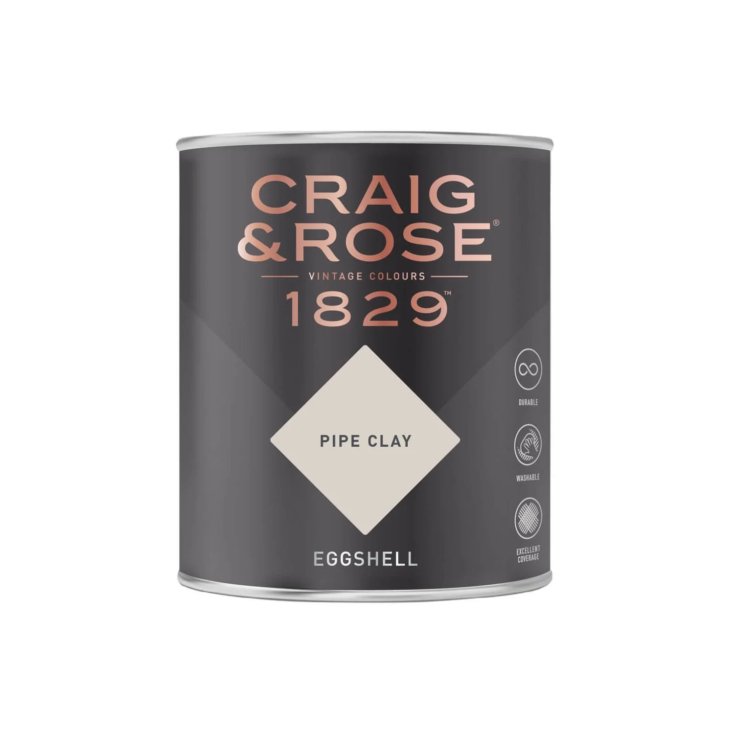 Craig & Rose 1829 Eggshell Paint Pipe Clay - 750ml 4 Craig & Rose 1829 Eggshell Paint Pipe Clay - 750ml - Image 2