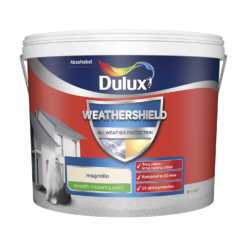 Dulux Weathershield All Weather Smooth Masonry Paint Magnolia - 10L