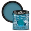 Crown Walls & Ceilings Matt Emulsion Paint Teal - 2.5L 1 Crown Walls & Ceilings Matt Emulsion Paint Teal - 2.5L -Laura Paint Shop 12823142 1024969525313478