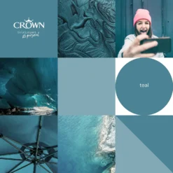 Crown Walls & Ceilings Matt Emulsion Paint Teal - 2.5L 16 Crown Walls & Ceilings Matt Emulsion Paint Teal - 2.5L -Laura Paint Shop 12823142 1714969525602951