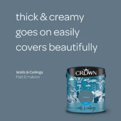 Crown Walls & Ceilings Matt Emulsion Paint Runaway - 2.5L 14 Crown Walls & Ceilings Matt Emulsion Paint Runaway - 2.5L -Laura Paint Shop 12823147 1344969525498125