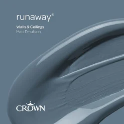 Crown Walls & Ceilings Matt Emulsion Paint Runaway - 2.5L 17 Crown Walls & Ceilings Matt Emulsion Paint Runaway - 2.5L -Laura Paint Shop 12823147 1744969525693605