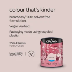 Crown Walls & Ceilings Matt Emulsion Paint Pashmina - 5L 15 Crown Walls & Ceilings Matt Emulsion Paint Pashmina - 5L -Laura Paint Shop 12823267 1394969526079507