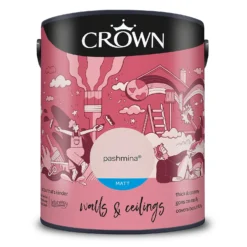Crown Walls & Ceilings Matt Emulsion Paint Pashmina - 5L 19 Crown Walls & Ceilings Matt Emulsion Paint Pashmina - 5L -Laura Paint Shop 12823267 7794969526217252