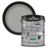 Crown Walls & Ceilings Silk Emulsion Paint Granite Dust - 5L 2 Crown Walls & Ceilings Silk Emulsion Paint Granite Dust - 5L -Laura Paint Shop 12823276 1934966160701641
