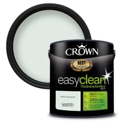 Crown Easyclean® Washable & Wipeable Multi Surface Matt Paint Botanical Extract® - 2.5L