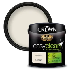 Crown Easyclean® Washable & Wipeable Multi Surface Matt Paint Antique Cream® - 2.5L