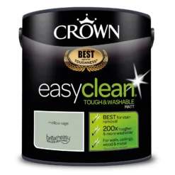 Crown Easyclean® Washable & Wipeable Multi Surface Matt Paint Mellow Sage® - 2.5L 16 Crown Easyclean® Washable & Wipeable Multi Surface Matt Paint Mellow Sage® - 2.5L -Laura Paint Shop 12823433 1214918193057532