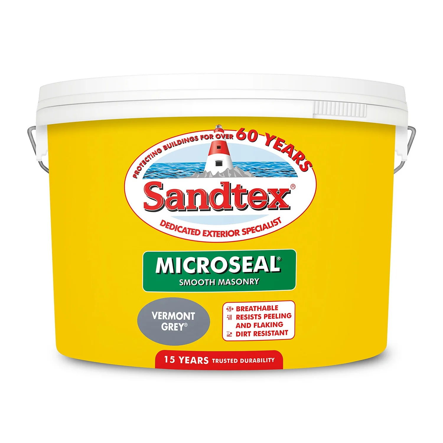 Sandtex® Ultra Smooth Masonry Paint Vermont Grey - 10L 10 Sandtex® Ultra Smooth Masonry Paint Vermont Grey - 10L - Image 8