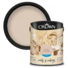 Crown Walls & Ceilings Matt Emulsion Paint Toasted Almond - 5L 2 Crown Walls & Ceilings Matt Emulsion Paint Toasted Almond - 5L -Laura Paint Shop 12824791 2114969532661051