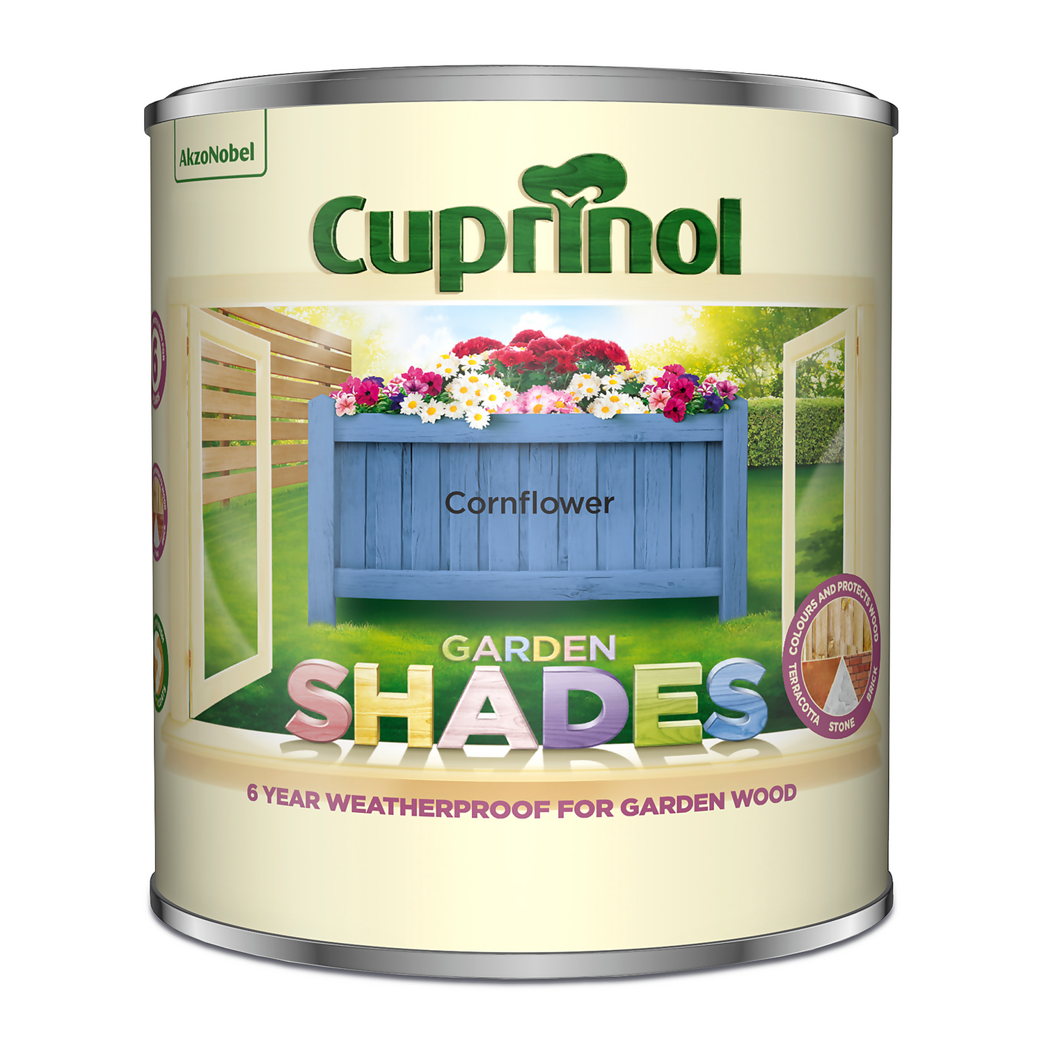 Cuprinol Garden Shades Cornflower - 1L 5 Cuprinol Garden Shades Cornflower - 1L - Image 3