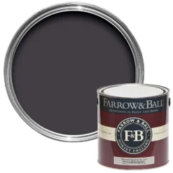 Farrow & Ball Exterior Eggshell Paint Paean Black - 2.5L