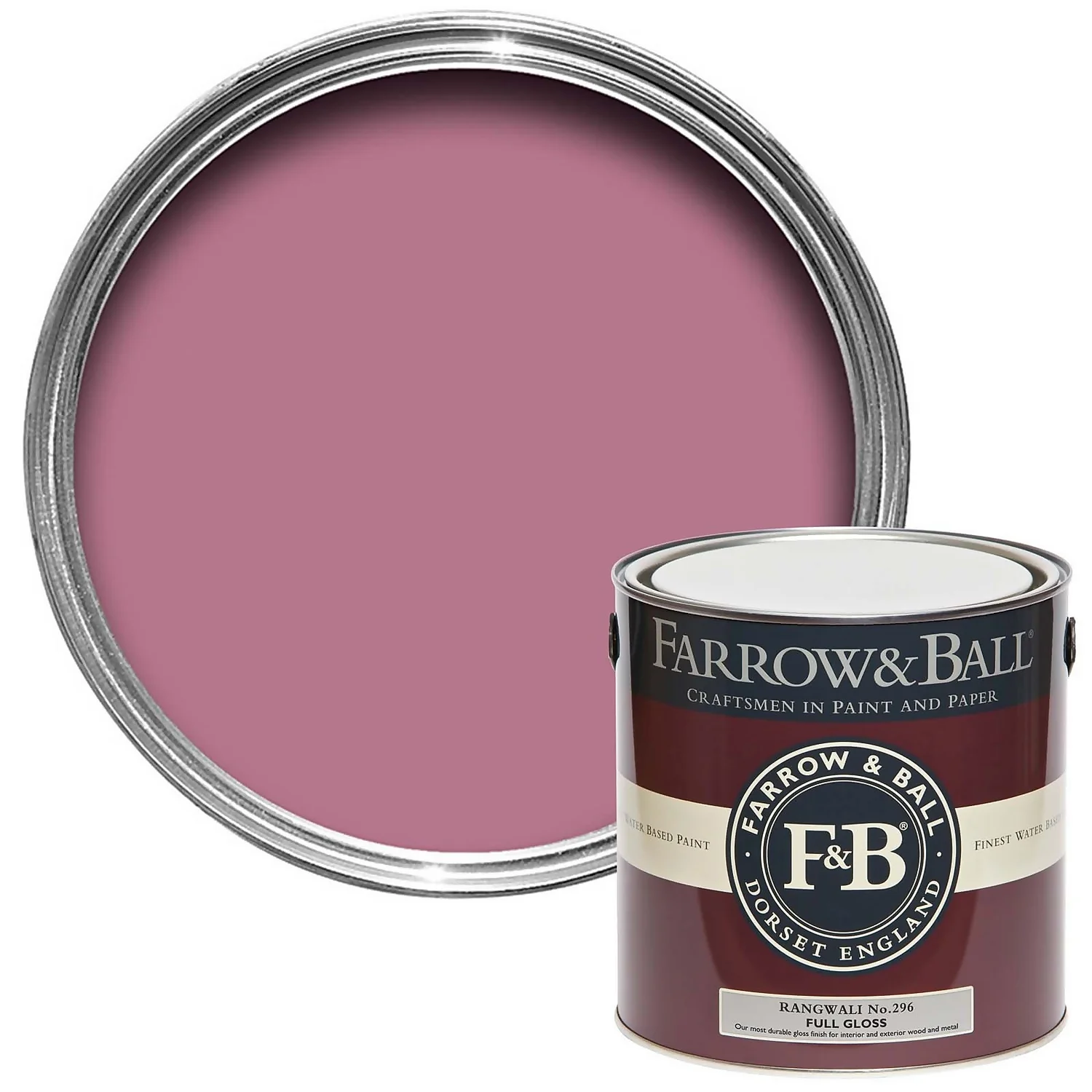 Farrow & Ball Full Gloss Paint Rangwali - 2.5L 3 Farrow & Ball Full Gloss Paint Rangwali - 2.5L