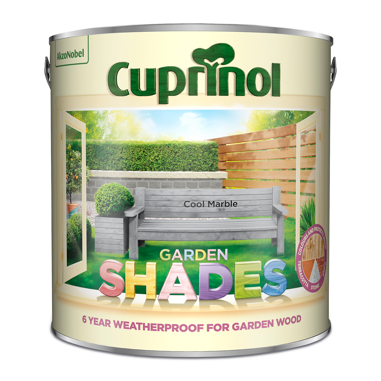 Cuprinol Garden Shades Cool Marble - 2.5L 5 Cuprinol Garden Shades Cool Marble - 2.5L - Image 3