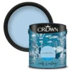 Crown Walls & Ceilings Matt Emulsion Paint Powder Blues - 2.5L 2 Crown Walls & Ceilings Matt Emulsion Paint Powder Blues - 2.5L -Laura Paint Shop 12832219 1534969528438929
