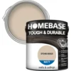 Homebase Tough & Durable Matt Paint Stone Beige - 2.5L 2 Homebase Tough & Durable Matt Paint Stone Beige - 2.5L -Laura Paint Shop 12832360 1464831966831071