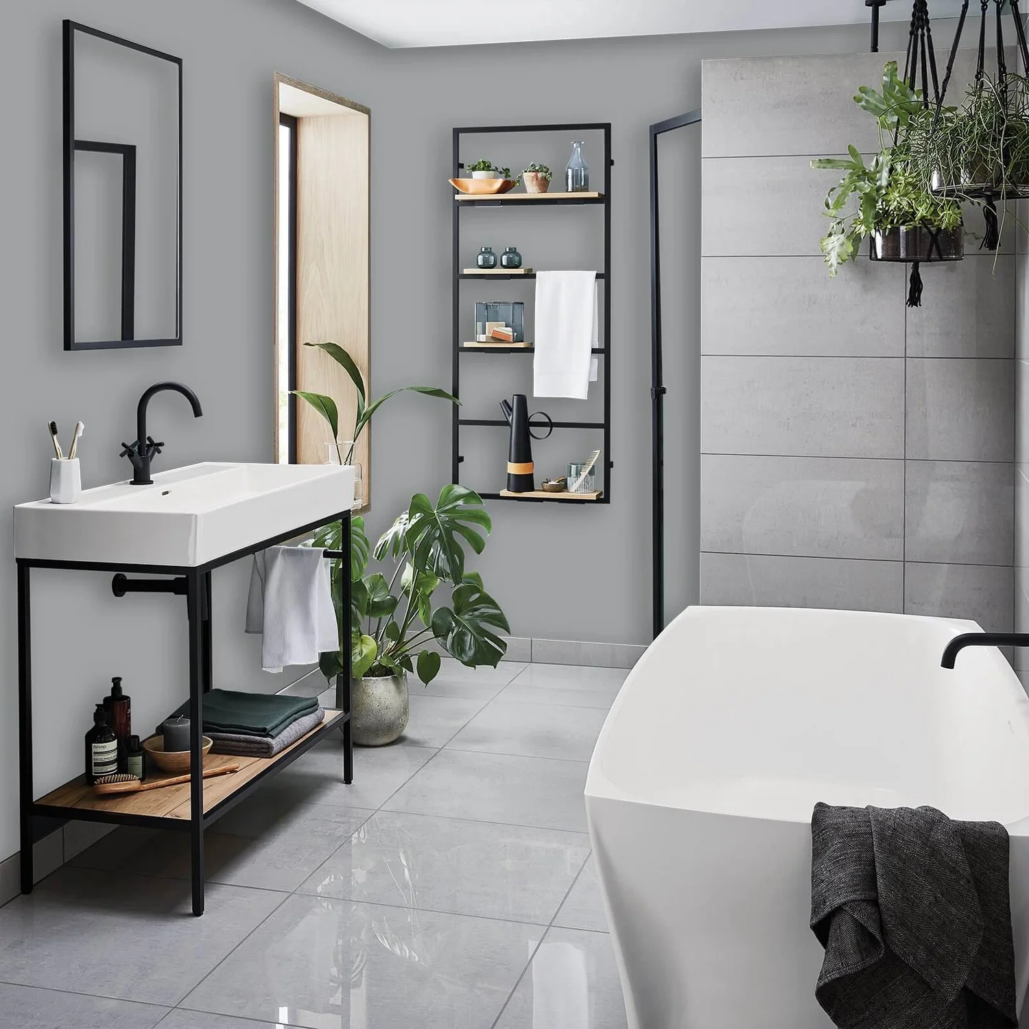 Homebase Bathroom Mid Sheen Paint - Fintstone 2.5L 5 Homebase Bathroom Mid Sheen Paint - Fintstone 2.5L - Image 3