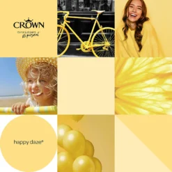 Crown Walls & Ceilings Matt Emulsion Paint Happy Daze - Tester 40ml 12 Crown Walls & Ceilings Matt Emulsion Paint Happy Daze - Tester 40ml -Laura Paint Shop 12832657 1164977310299939