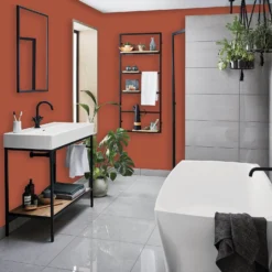 Homebase Bathroom Mid Sheen Paint - Orange Glow 2.5L 7 Homebase Bathroom Mid Sheen Paint - Orange Glow 2.5L -Laura Paint Shop 12832704 6094832981701962