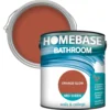 Homebase Bathroom Mid Sheen Paint - Orange Glow 2.5L 2 Homebase Bathroom Mid Sheen Paint - Orange Glow 2.5L -Laura Paint Shop 12832704 6314831918969674
