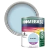Homebase Interior Quick Dry Satin Paint Blue Lace - 750ml -Laura Paint Shop 12833080 1704831918249512