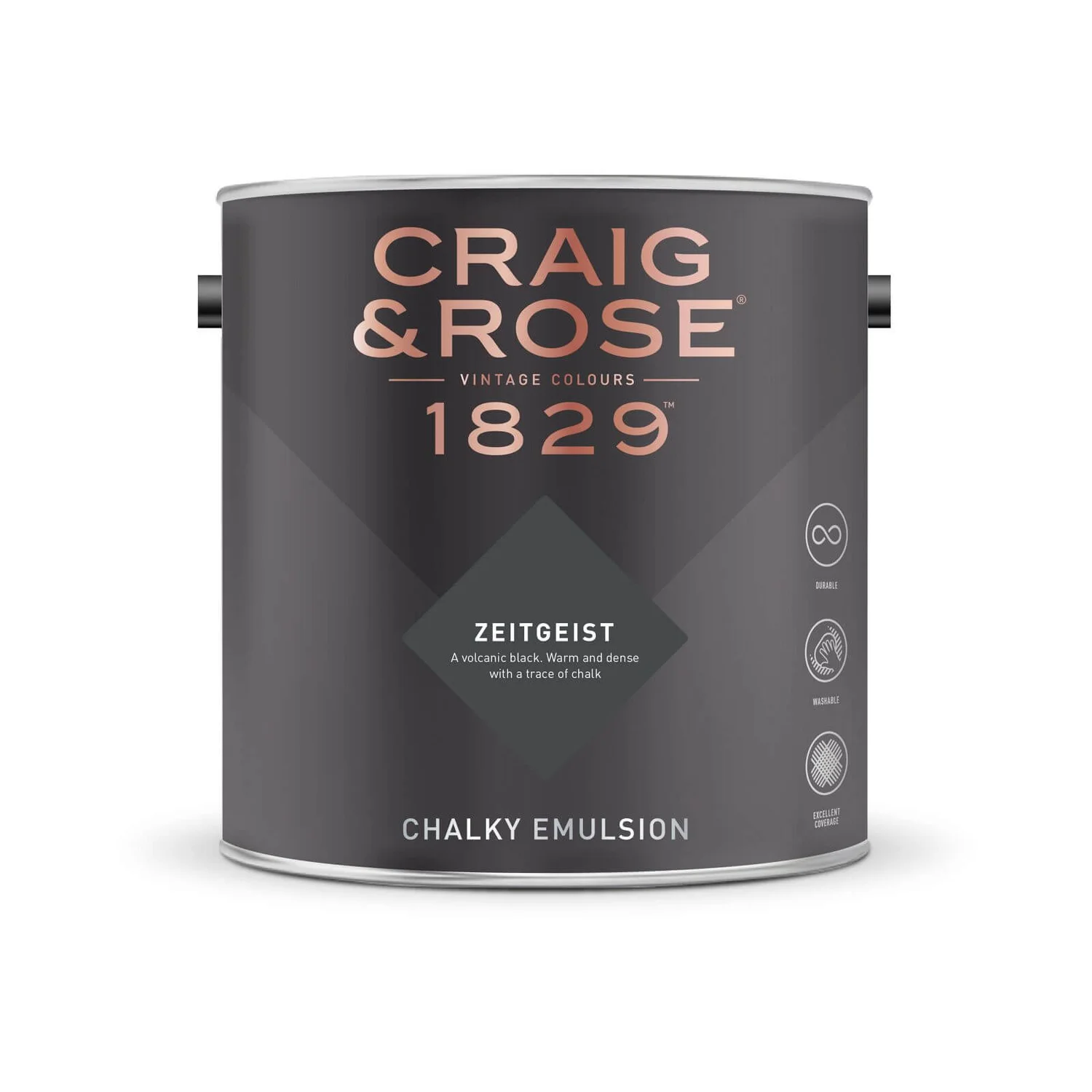 Craig & Rose 1829 Chalky Emulsion Paint Zeitgeist - 5L 4 Craig & Rose 1829 Chalky Emulsion Paint Zeitgeist - 5L - Image 2
