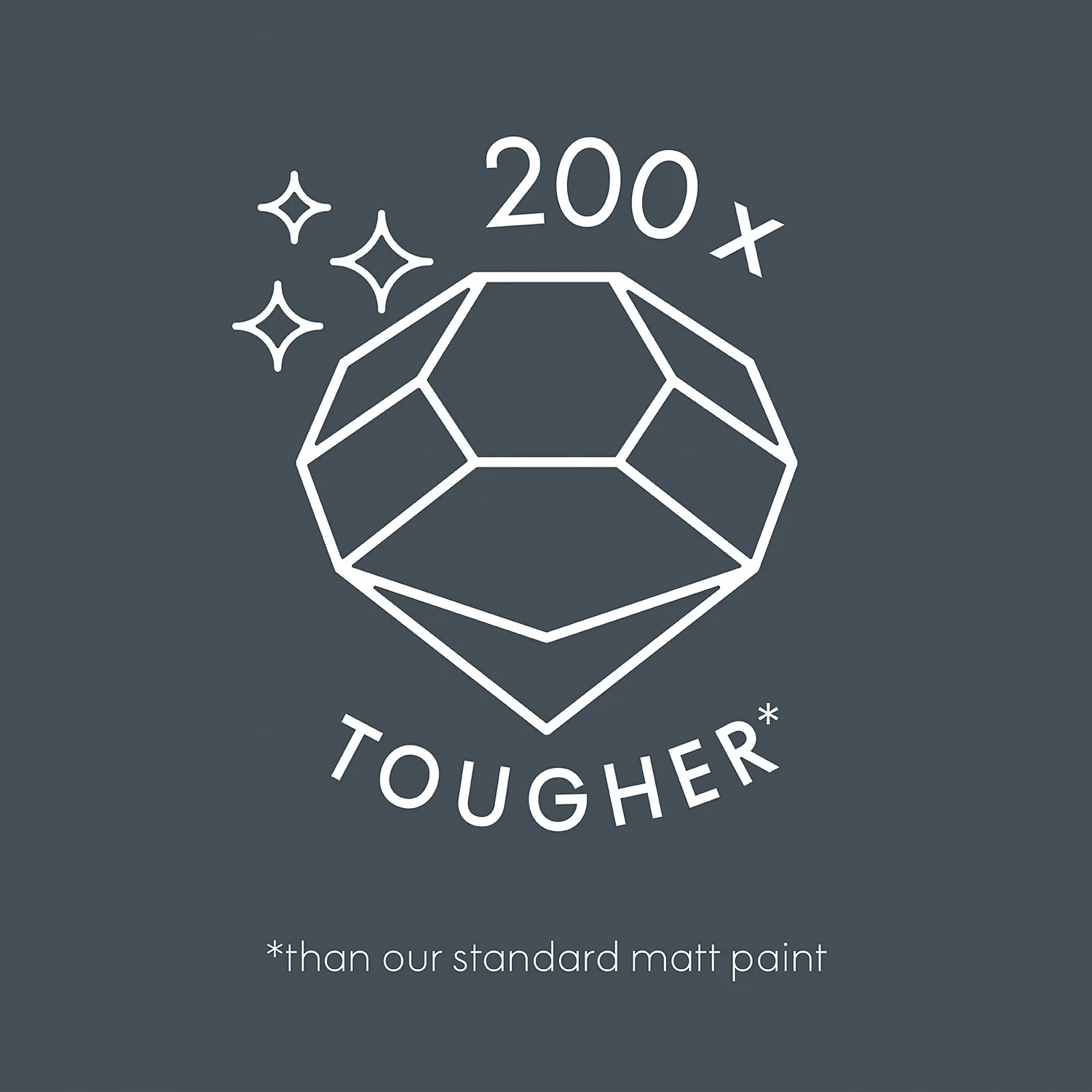 ELLE Decoration By Crown Flat Matt Paint Black Glass - 2.5L 5 ELLE Decoration By Crown Flat Matt Paint Black Glass - 2.5L - Image 3