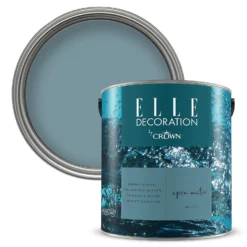 ELLE Decoration By Crown Flat Matt Paint Open Water - 2.5L