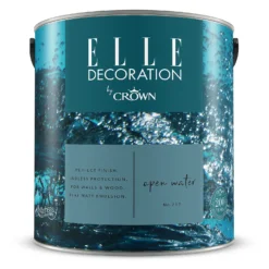 ELLE Decoration By Crown Flat Matt Paint Open Water - 2.5L 15 ELLE Decoration By Crown Flat Matt Paint Open Water - 2.5L -Laura Paint Shop 12834475 1834873582159005