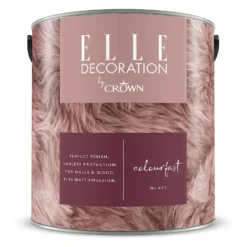 ELLE Decoration By Crown Flat Matt Paint Colourfast - 2.5L 15 ELLE Decoration By Crown Flat Matt Paint Colourfast - 2.5L -Laura Paint Shop 12834500 1444873584123183