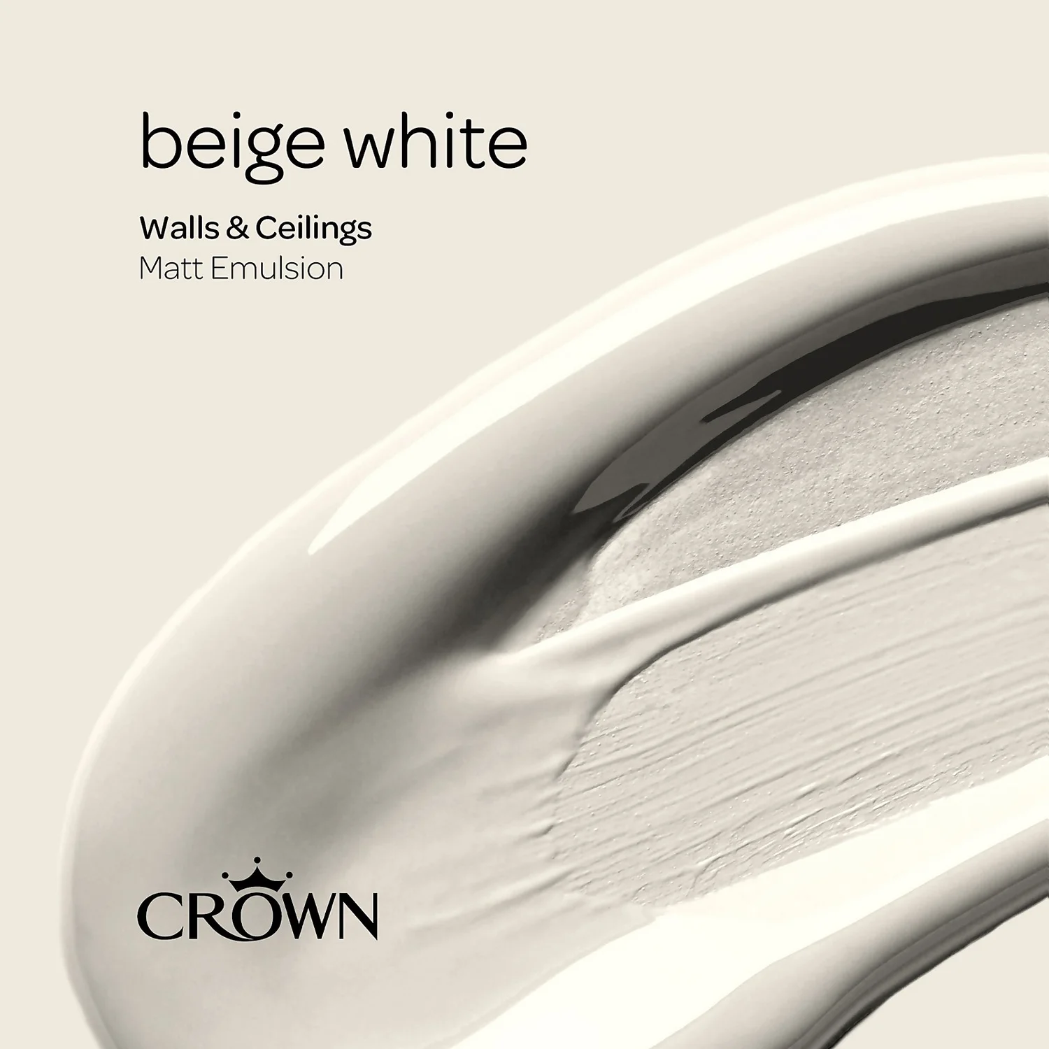 Crown Walls & Ceilings Matt Emulsion Paint Beige White - 2.5L 9 Crown Walls & Ceilings Matt Emulsion Paint Beige White - 2.5L - Image 7