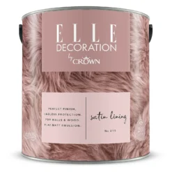 ELLE Decoration By Crown Flat Matt Paint Satin Lining - 2.5L 15 ELLE Decoration By Crown Flat Matt Paint Satin Lining - 2.5L -Laura Paint Shop 12834625 1034873586949414
