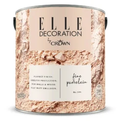 ELLE Decoration By Crown Flat Matt Paint Fine Porcelain - 2.5L 15 ELLE Decoration By Crown Flat Matt Paint Fine Porcelain - 2.5L -Laura Paint Shop 12834643 6314873587825711