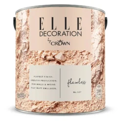 ELLE Decoration By Crown Flat Matt Paint Flawless - 2.5L 15 ELLE Decoration By Crown Flat Matt Paint Flawless - 2.5L -Laura Paint Shop 12834650 1204873587822927